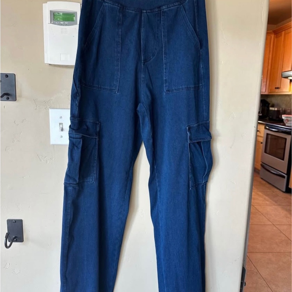 Women’s Halará Blue Cargo Pants